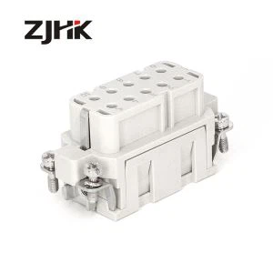 10-PIN-puristusliitin hopeoidut koskettimet